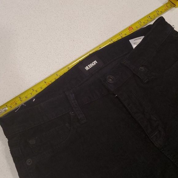Black corduroy Hudson midrise Nico skinny pants - Picture 7 of 10